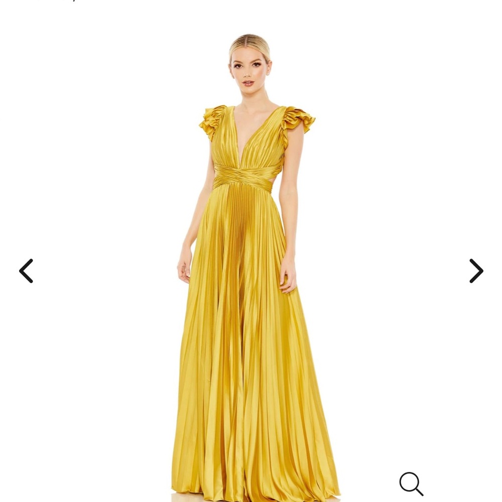 Elegant Gold Maxi Dress